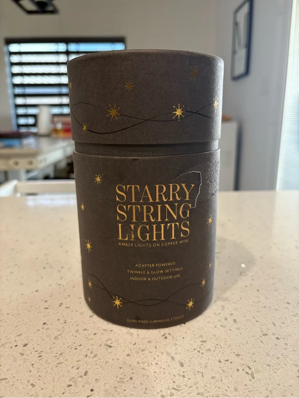 RH 100FT Starry String Lights Amber Copper Wire - Holiday Home Decor